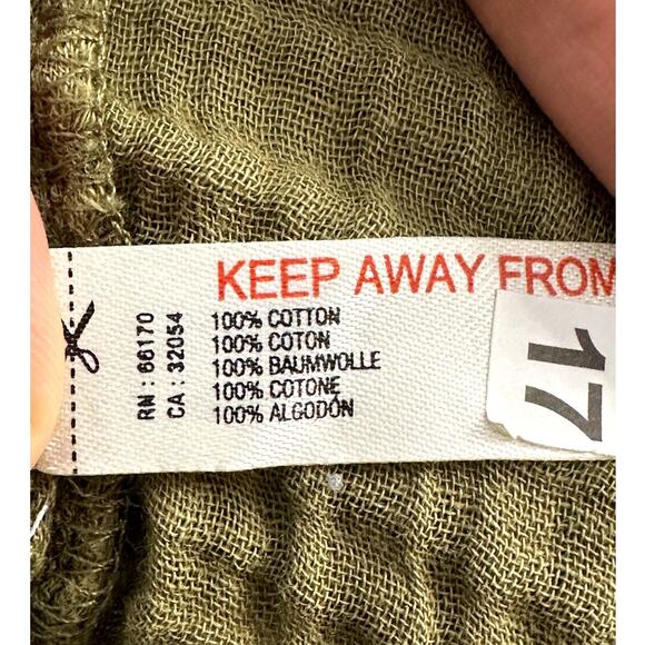 NWT Anthropologie The Kallie Flowy Green Moss Maxi Dress Relaxed Fit Size Large - Picture 12 of 12